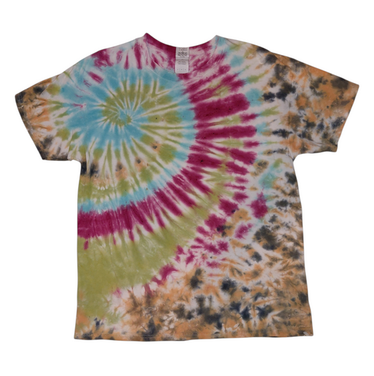 Large Spiral/Crinkle Tiedye Tshirt