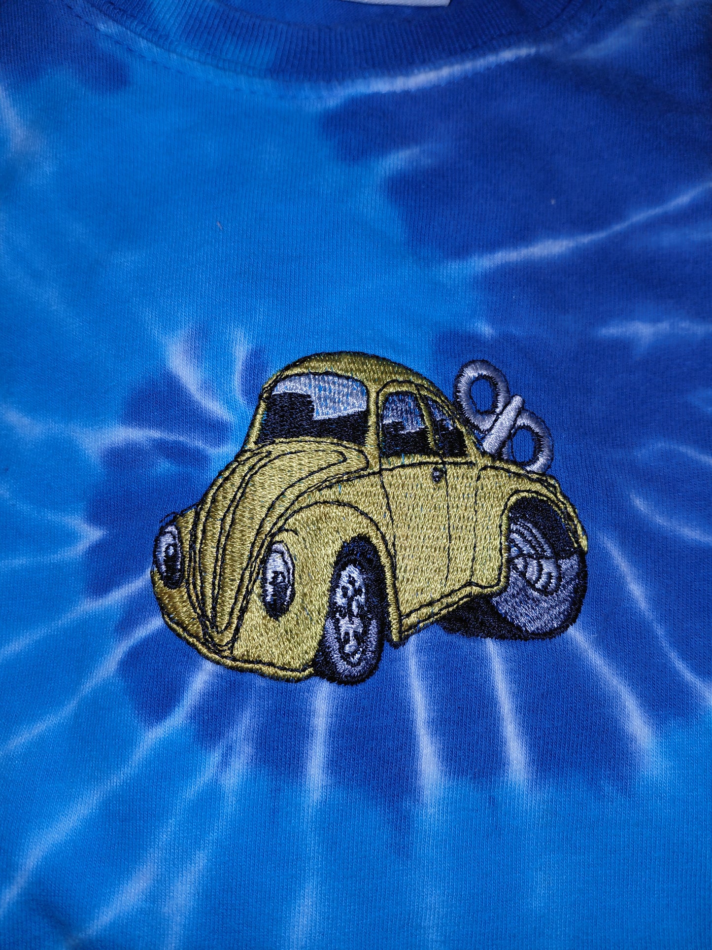 Kids Medium VW Beetle Tiedye