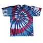 Small RWB Spiral Tiedye