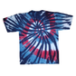 Small RWB Spiral Tiedye