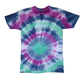 Medium Magenta and Teal Tiedye